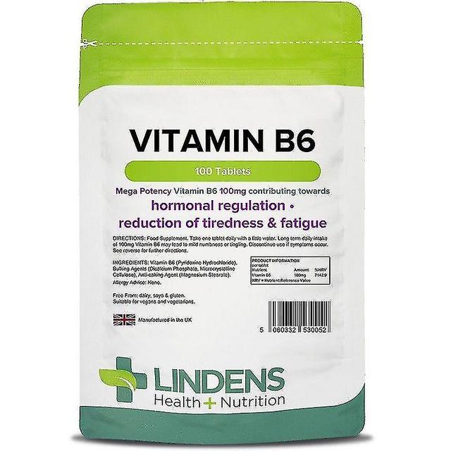 Lindens vitamín B6 100mg tablety 100 (0052) on Productcaster.