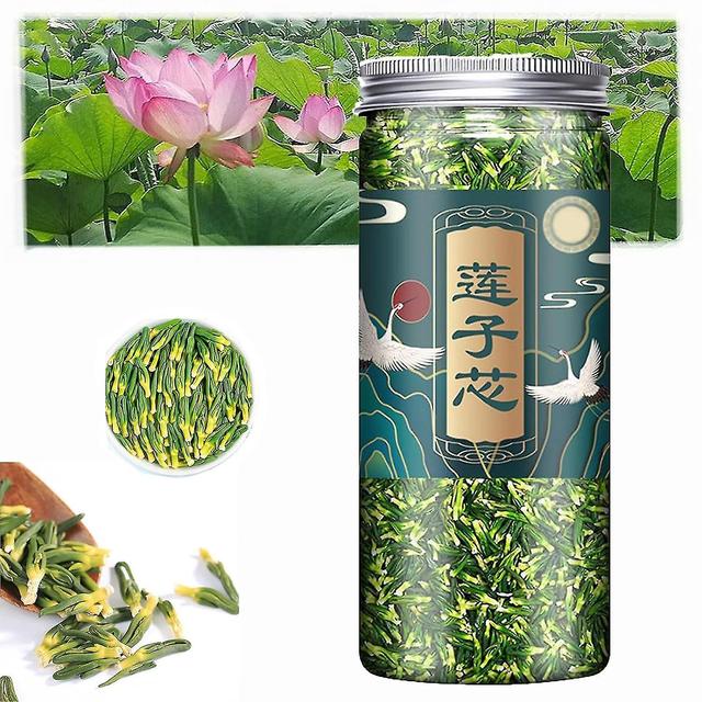 Weijianuo Lotus Seed Core Tea For Men, Natural Lotus Seed Heart Tea, Dried Lotus Plumule Lotus Embryo Tea Men's Essentials Pure Herbal Tea 1pcs on Productcaster.