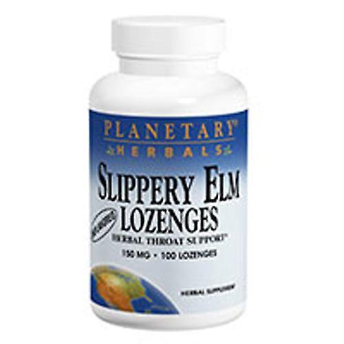 Planetary Herbals Planetárne bylinky Slippery Elm Lozenge, Neochutené 100 pastiliek (balenie po 6) on Productcaster.