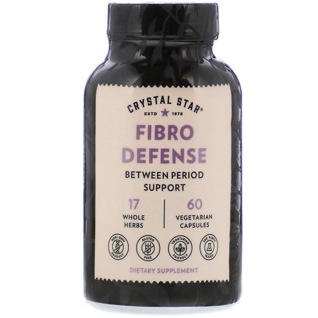 Crystal Star, Fibro Defense, 60 vegetarische capsules on Productcaster.