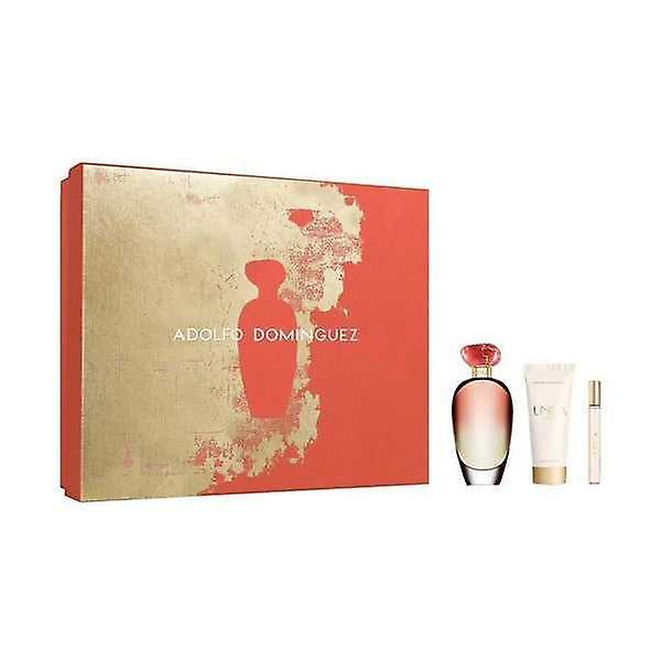 Women's Perfume Set Unica Coral Adolfo Dominguez (3 pcs) (3 pcs) on Productcaster.