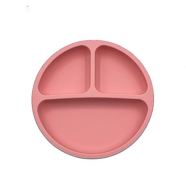 unbrand Children's Silica Gel Plate Baby Silica Gel Plate pink on Productcaster.