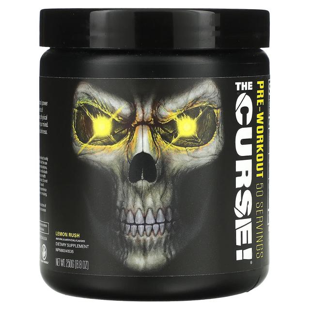 JNX Sports, A Maldição, Pré Treino, Lemon Rush, 8,8 onças (250 g) on Productcaster.