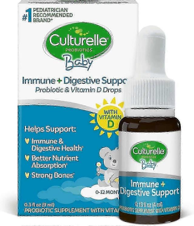 Culturelle probiotiká rastú & darí probiotické & vitamín d kvapky, 0,3 oz on Productcaster.