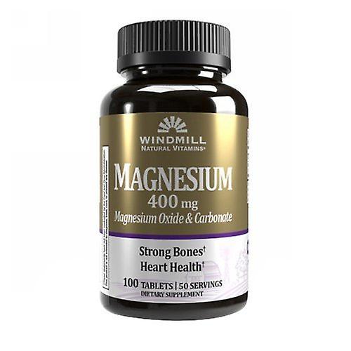 Windmill Health Magnesium Oxide, 400 mg, 100 Tabs (Pack of 2) on Productcaster.