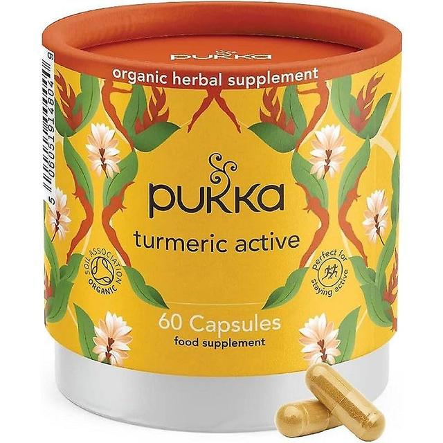 PUKKA kurkuma aktívne kapsuly 60 on Productcaster.