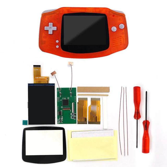 Game Console Accessories Nem installation V5 Drop In Gba 3,0 \ Clear Orange on Productcaster.