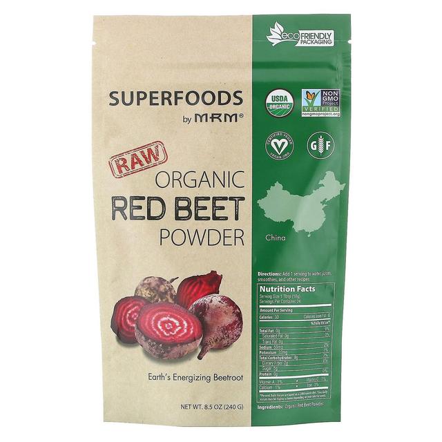 MRM, Raw Organic Red Beet Powder, 8.5 oz (240 g) on Productcaster.