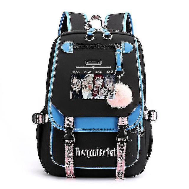 2024 Blackpink Roseanne Park Lisa Kim Ji Soo With Starry Shoulder Bag Backpack Korean Usb. on Productcaster.