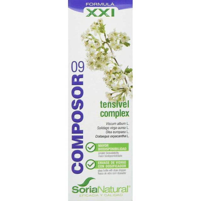 Nahrungsergänzungsmittel Soria Natural Composor 9 Tensivel Complex 50 ml on Productcaster.