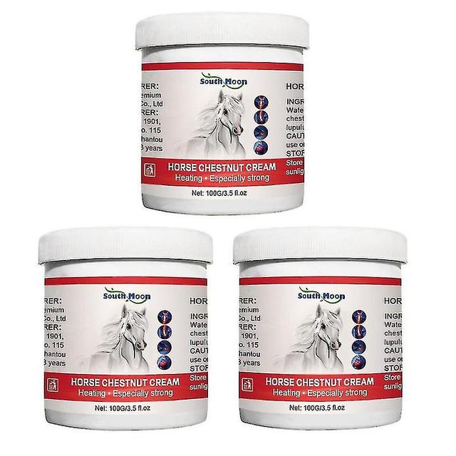 3pcs Horse Chestnut Soreness Soothing Cream Cervical Spine Pain Joint [XH] on Productcaster.