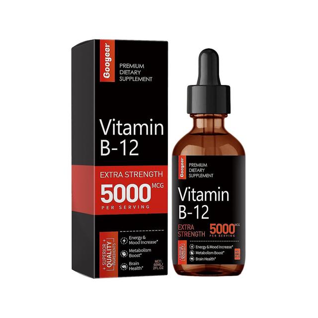 Vegan Liquid B-12 Drops, Vitamin B12 Liquid Drops Sublingual 5000mcg, Mood & Energy Booster Vitamin B12 Supplement for Metabolism & Health Support ... on Productcaster.