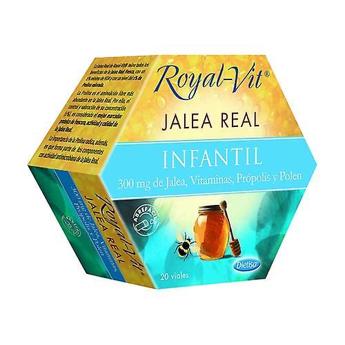 Dietisa Royal-Vit Children's Royal Jelly 20 ampoules of 300mg on Productcaster.