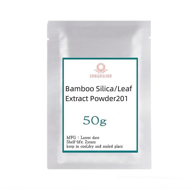 Jinzhaolai 50-1000g Organic Bamboo Silica/Leaf Extract Powder Extract of Bamboo Leaves for Anti-aging Antiseptic and antibacterialx 100g on Productcaster.