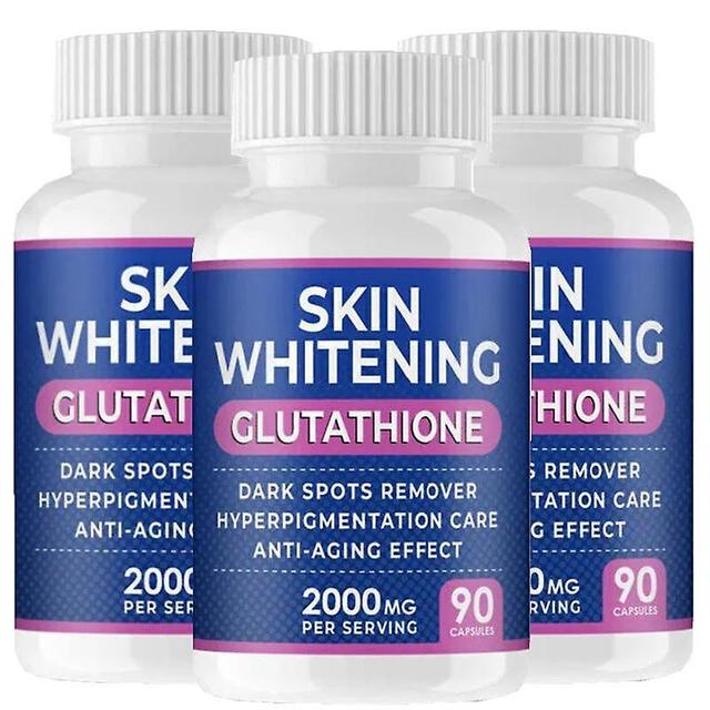 2023 New Skin Whitening Glutathione 2000mg, 90 capsules per serving 3pcs on Productcaster.