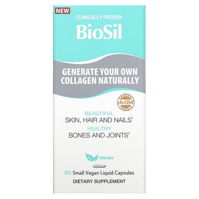 BioSil, Advanced Collagen Generator, 60 Small Vegan Liquid Capsules on Productcaster.