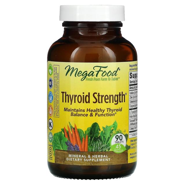 MegaFood, Thyroid Strength, 90 Tablets on Productcaster.