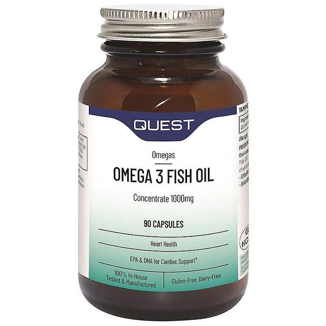 Quest Vitamins Quest vitamíny omega 3 rybí olej čiapky 90 (F601557) on Productcaster.