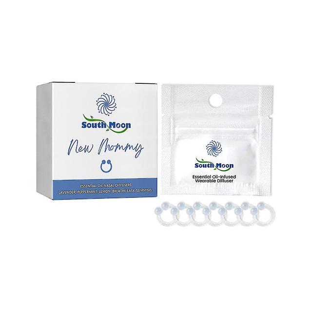 Slimming Detoxification Essential Oil Nose Ring 7pcs on Productcaster.