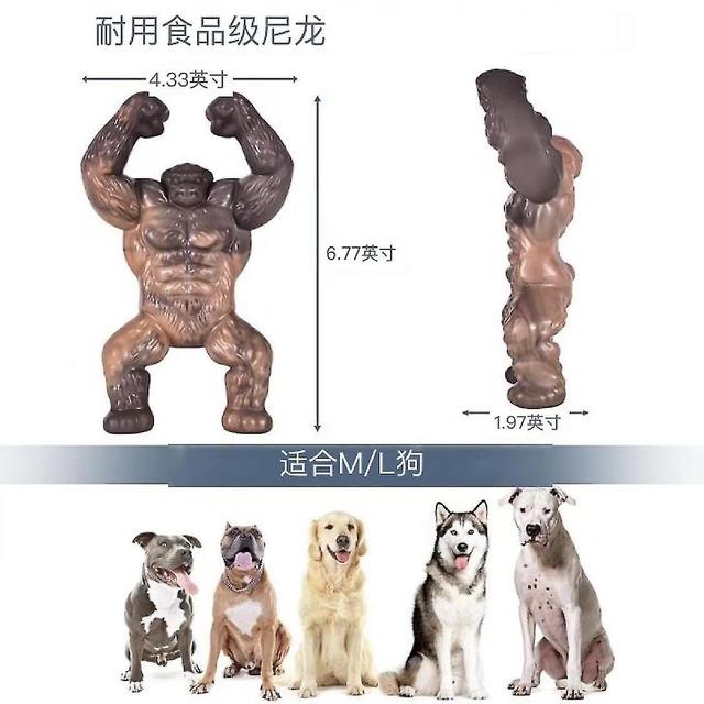 Dog Grinds Teeth And Gnaws Food-grade Nylon Beef-flavored Toy To Reduce Blood Pressure, Play, Train, on Productcaster.