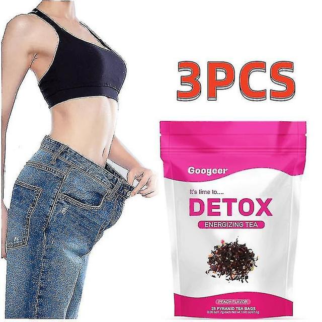 1-3 Stück Detox-Tee unterstützt ein gesundes Gewicht, hilft, Blähungen zu reduzieren, natürliche Energie 1pc on Productcaster.