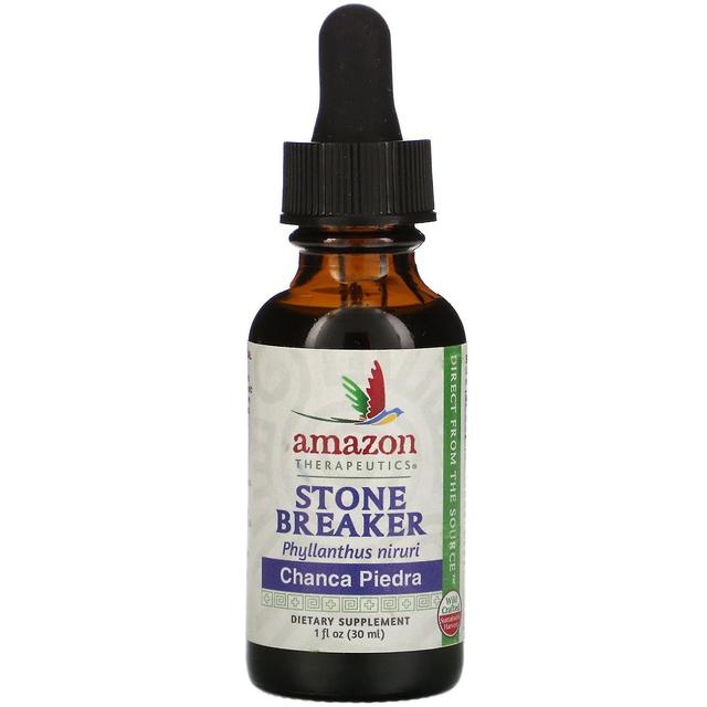 Amazon Therapeutics, Stone Breaker, Chanca Piedra, 1 oz (30 ml) on Productcaster.