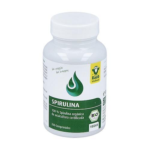 Raab Bio spirulina algae 200 tablets of 400mg on Productcaster.