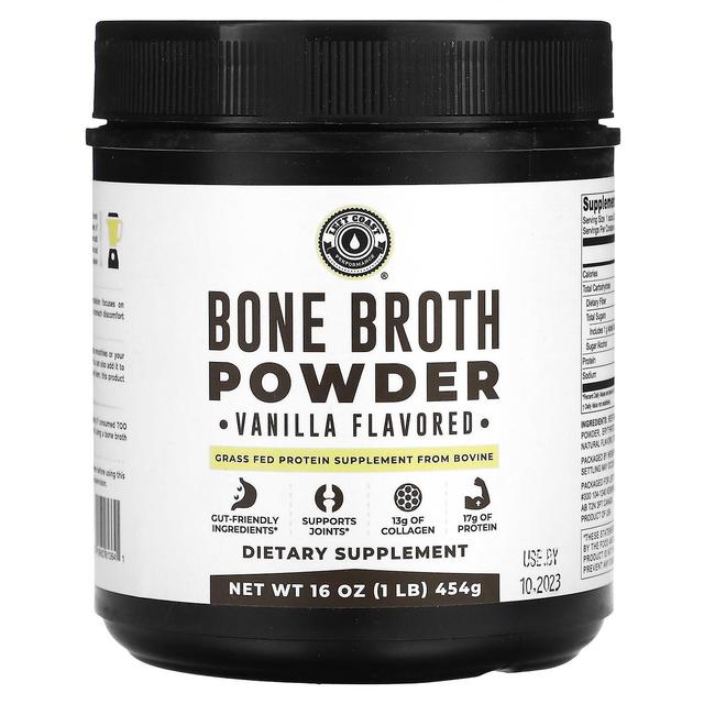 Left Coast Performance, Bone Broth Powder, Vanilla, 1 lb (454 g) on Productcaster.