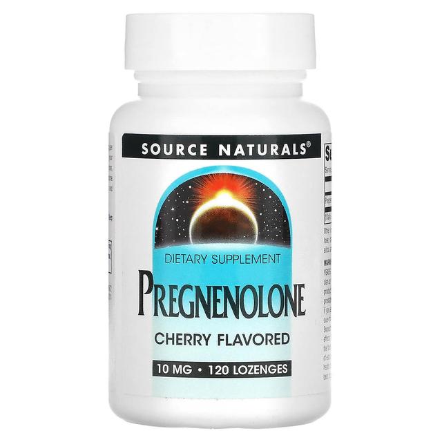 Source Naturals Kilde Naturals, Pregnenolon, Kirsebær, 10 mg, 120 pastiller on Productcaster.