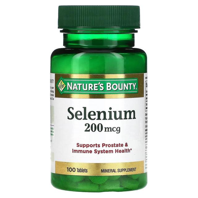 Natures Bounty Nature's Bounty, Selen, 200 mcg, 100 Tabletten on Productcaster.