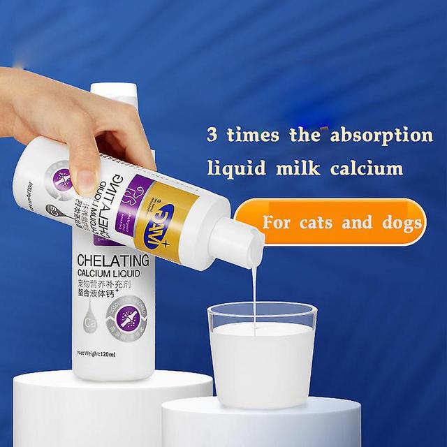 Rion Pet Liquid Calcium Dog Calcium Tablets Bone Calcium Supplement Puppies Pregnant Dogs Cat Calcium Supplement Nutrient Solution on Productcaster.