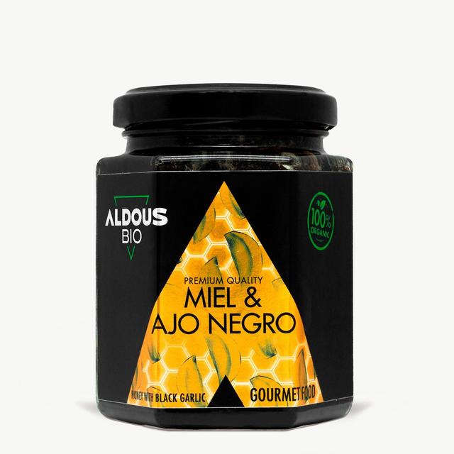 Aldous Bio Auténtica miel ecológica con ajo negro ecológico (240 gr) on Productcaster.