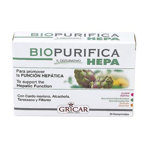 Gricar Biopurifies purifying hepa 30 tablets of 500mg on Productcaster.