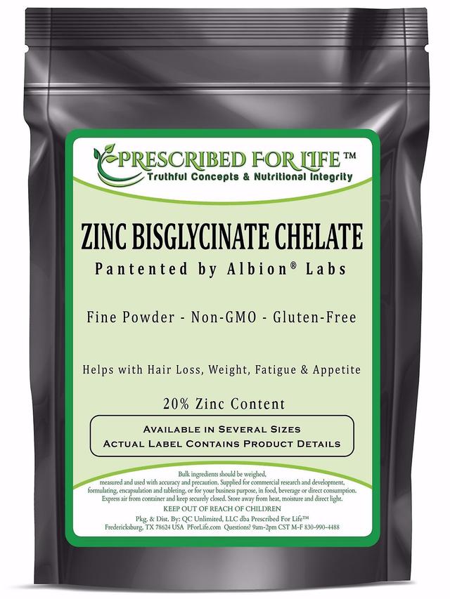 Zinc Bisglycinate Chelate by Albion - 20% Zinc 2 kg (4.4 lb) on Productcaster.