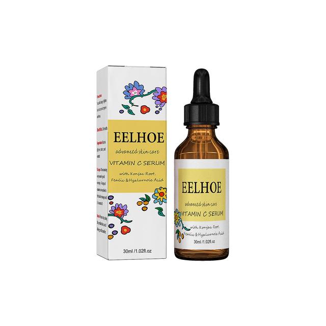 Elsavct Sérum à la vitamine C avec vitamine E, soins de la peau remplis d’ingrédients actifs végétaliens naturels, à appliquer avant la crème solai... on Productcaster.