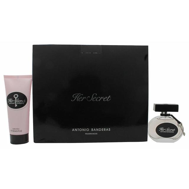 Antonio Banderas Her Secret Geschenkset 50ml edt + 100ml Body Lotion on Productcaster.