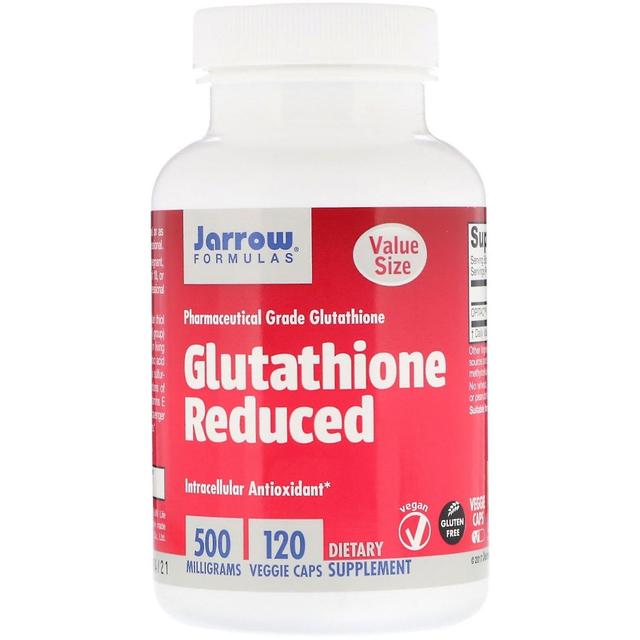 Jarrow Formulas, Glutathione Reduced, 500 mg, 120 Veggie Caps on Productcaster.