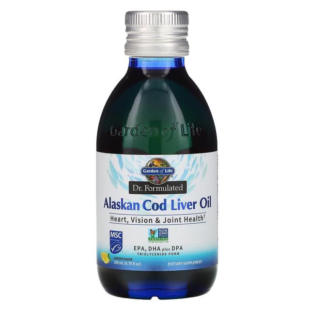 Garden of Life Livets trädgård, Dr Formulerad, Alaskan Fiskleverolja, Citron, 6,76 fl oz (200 ml on Productcaster.