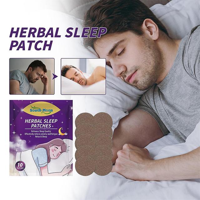 Sleep Patch Fast Sleepy Aid Natural Relieve Nighttime Dreaminess Stress Anxiety Improve Insomnia Brain Health Care plaster 4packs on Productcaster.