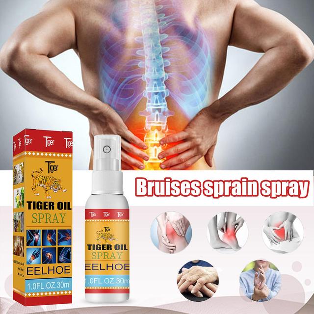 10/20/30ml Tiger Oil Joint Spine Lombar Pain Relief Muscles Sprain Arthritis Spray on Productcaster.