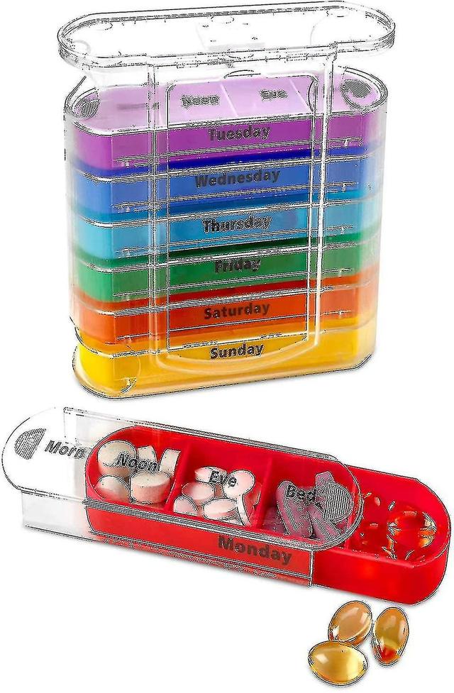 Numb Pill Box For 7 , 4 Comments Per Day, Bpa- on Productcaster.