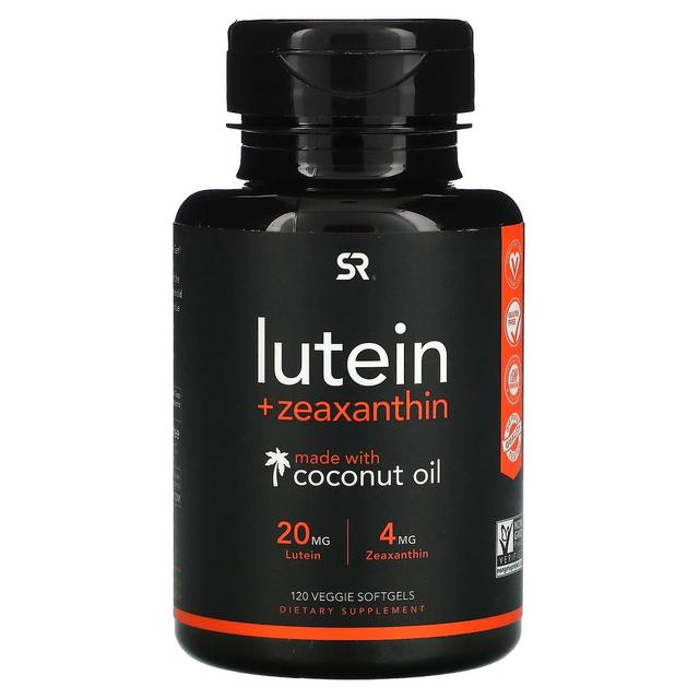 Sports Research, Lutein + Zeaxanthin with Coconut Oil, 120 Veggie Softgels on Productcaster.