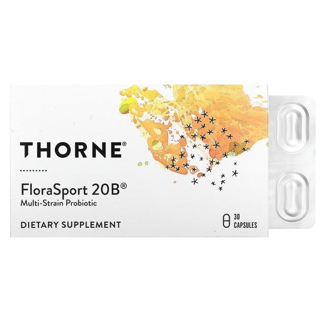 Thorne Research, FloraSport 20B, 30 Cápsulas on Productcaster.