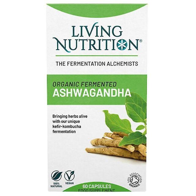 Living Nutrition Organic Fermented Ashwagandha Caps 60 (LN2018) on Productcaster.