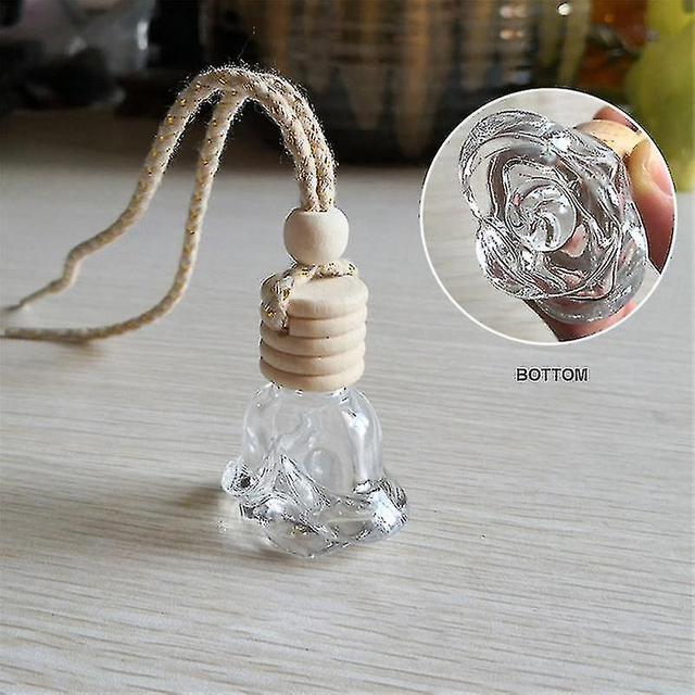 Car Perfume Bottle Car Air Outlet Clip Glass Bottle Car Hanging Perfume Pendant Bottle Fragrance Ornament Car Accessories on Productcaster.