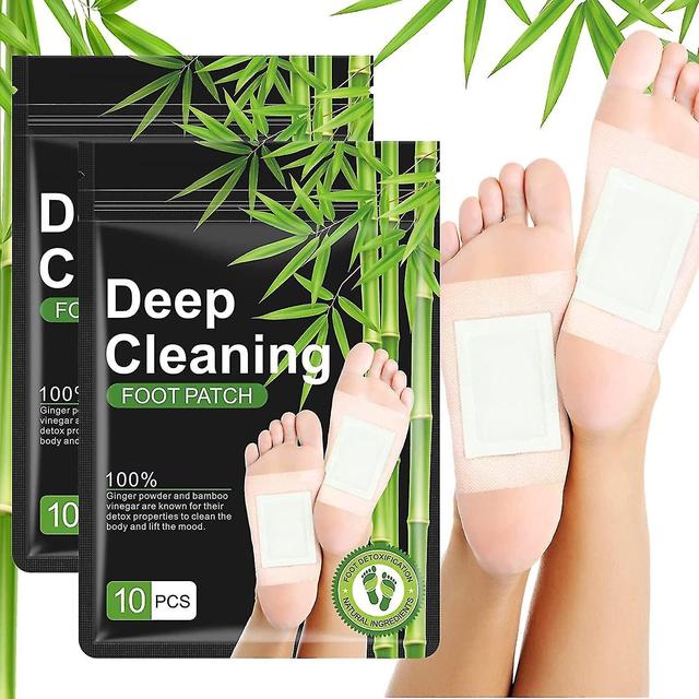 Detox Foot Patches Natural Detox Foot Pads, pés Detox Pads Limpeza profunda para remoção de impurezas & Deep Sleep 20 Contagem (Pacote de 2) on Productcaster.