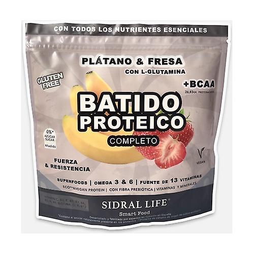 Sidral life Jahodovo-banánový proteínový kokteil 600 g (Jahoda - Banán) on Productcaster.