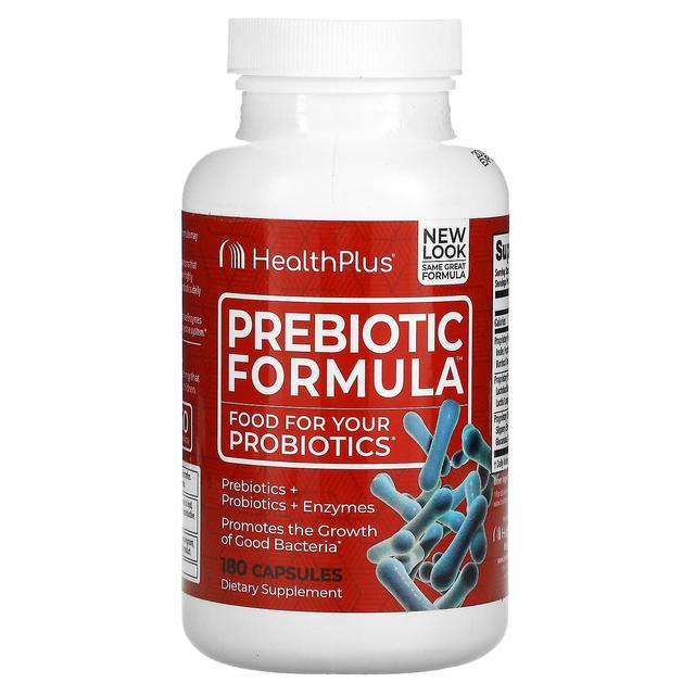 Health Plus Inc. Health Plus Inc., Formula prebiotica, 500 mg, 180 Capsule on Productcaster.