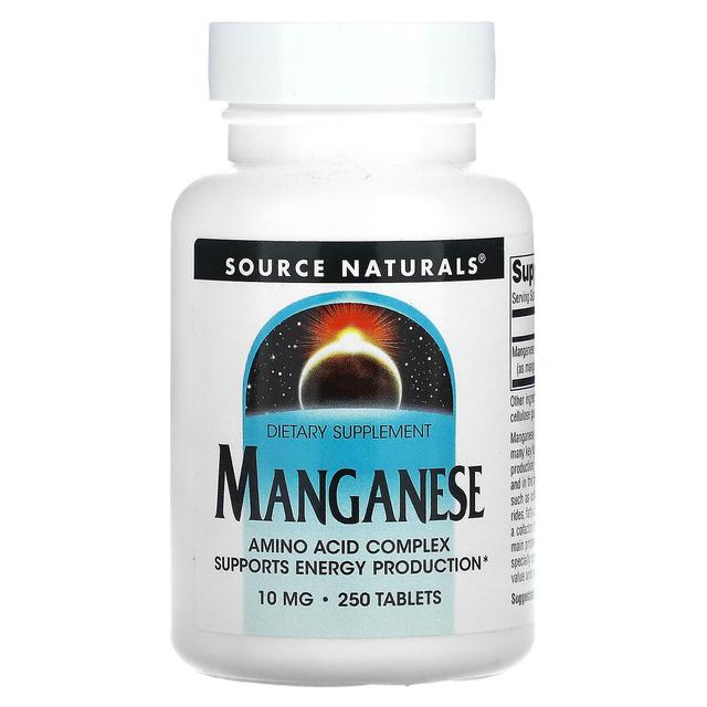 Source Naturals, Manganese, 10 mg, 250 Tablets on Productcaster.