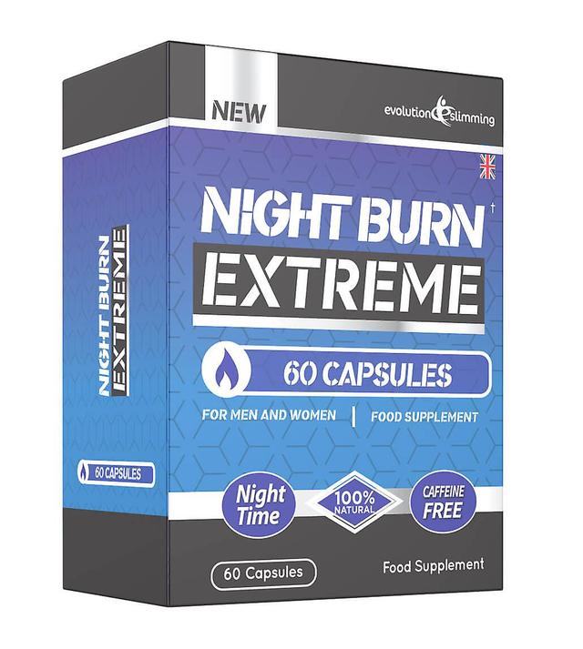 Night Burn Extreme - The Night Time Fat Burner - 60 Capsules - Fat Burner and Appetite Control - Evolution Slimming on Productcaster.